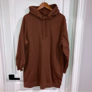 Brown Hoodie Dress George - size XL